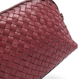 Borsa a tracolla Fellini in rosso scuro 
