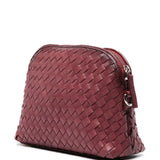 Borsa a tracolla Fellini in rosso scuro 
