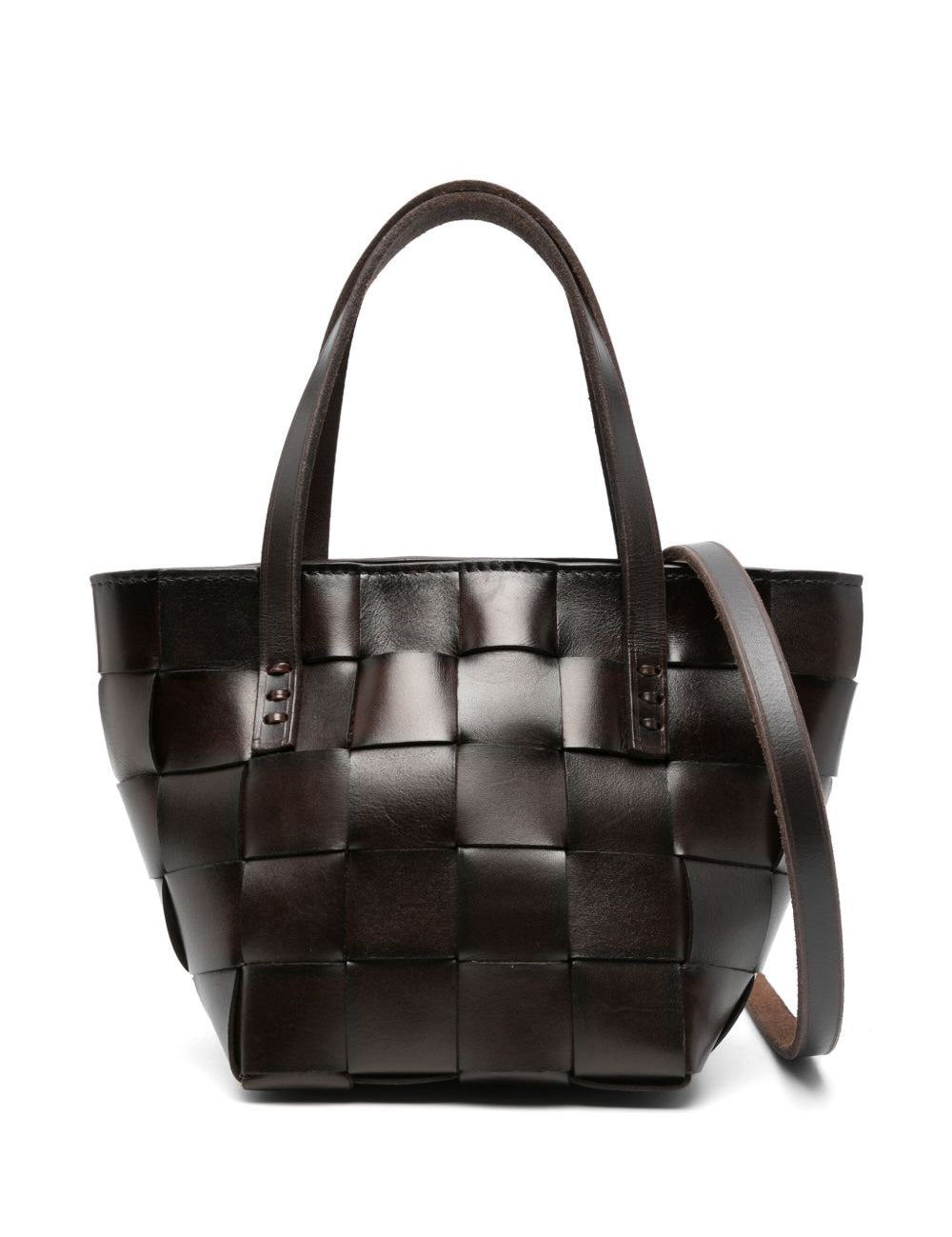 Borsa a mano Japan Mini in marrone 