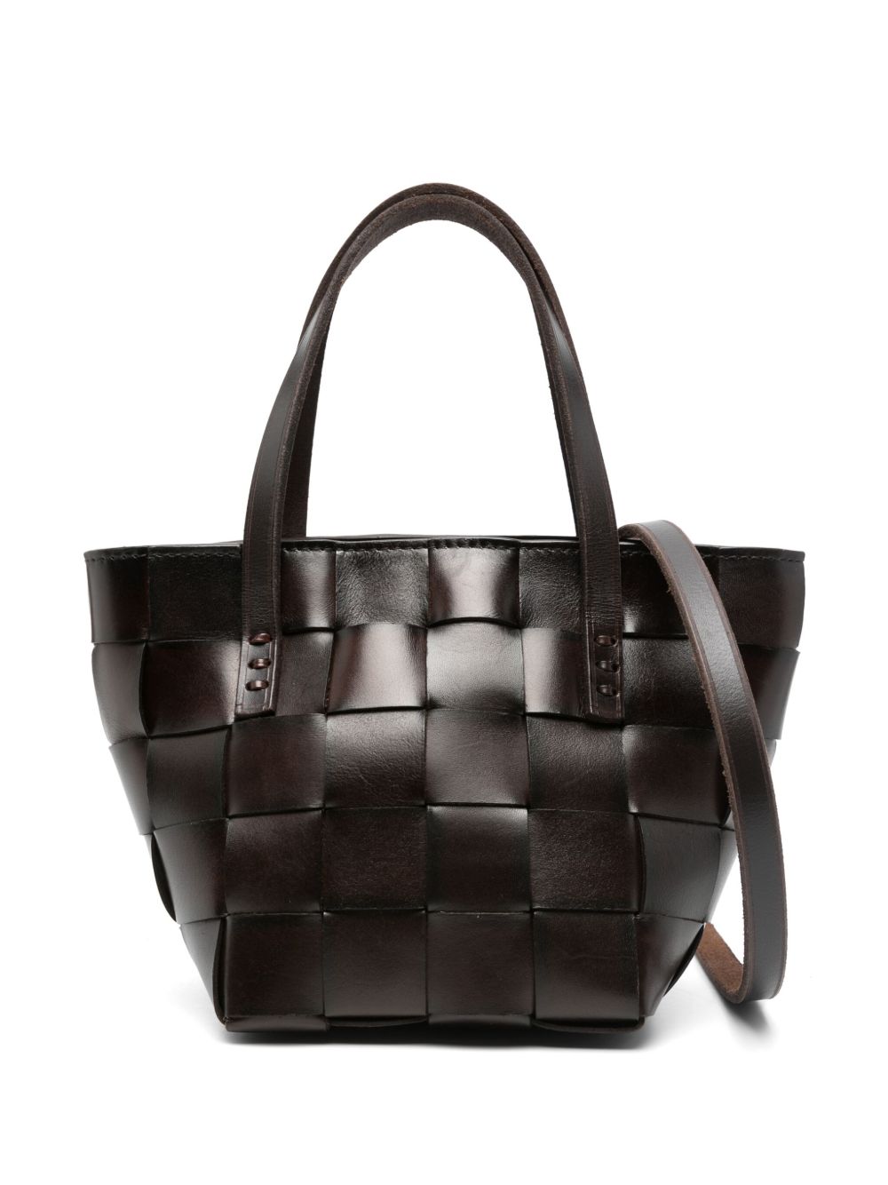 Borsa a mano Japan Mini in marrone 