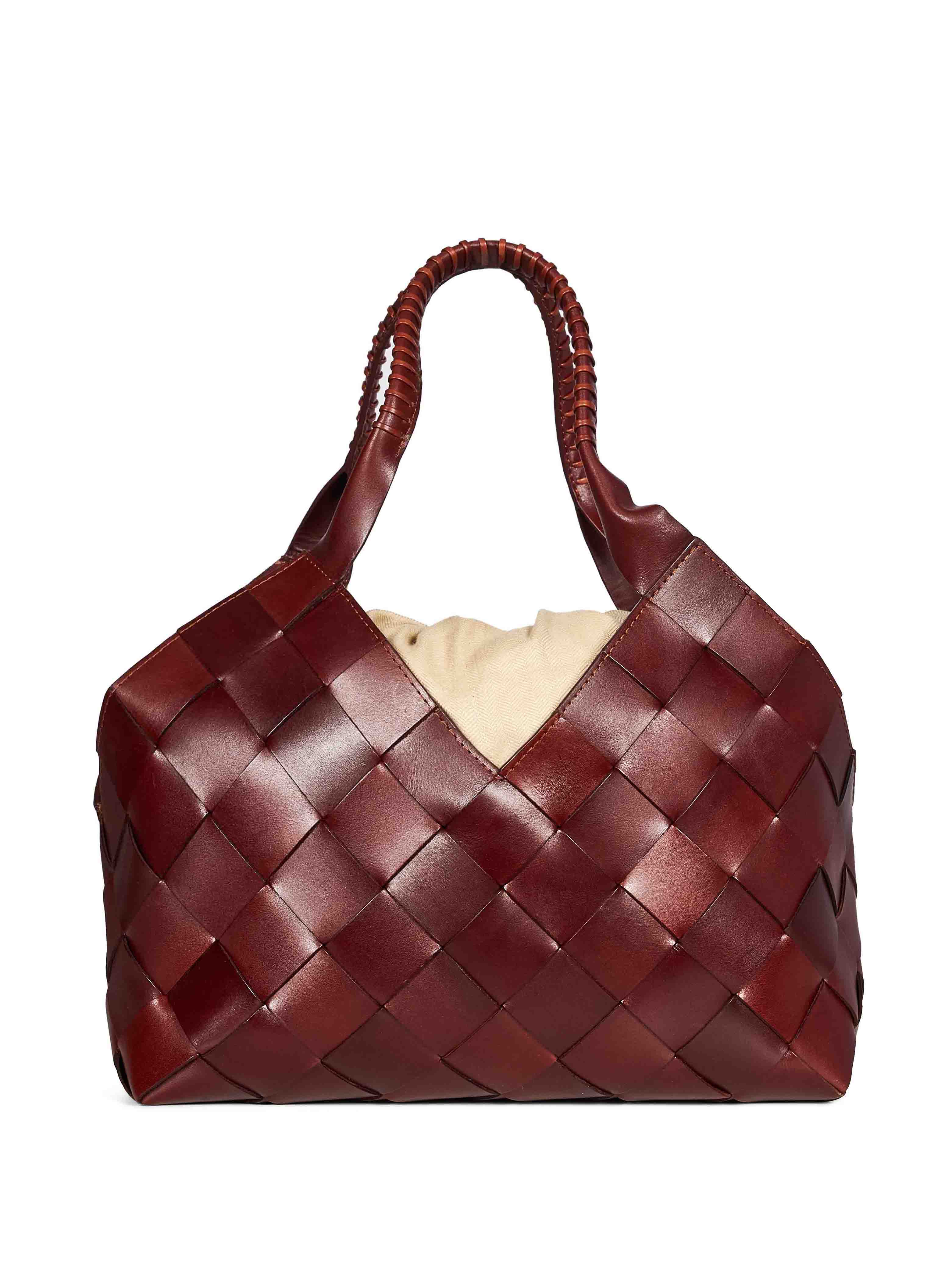 Borsa tote Castello in marrone bruciato 