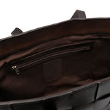 Borsa tote Japan in marrone scuro 