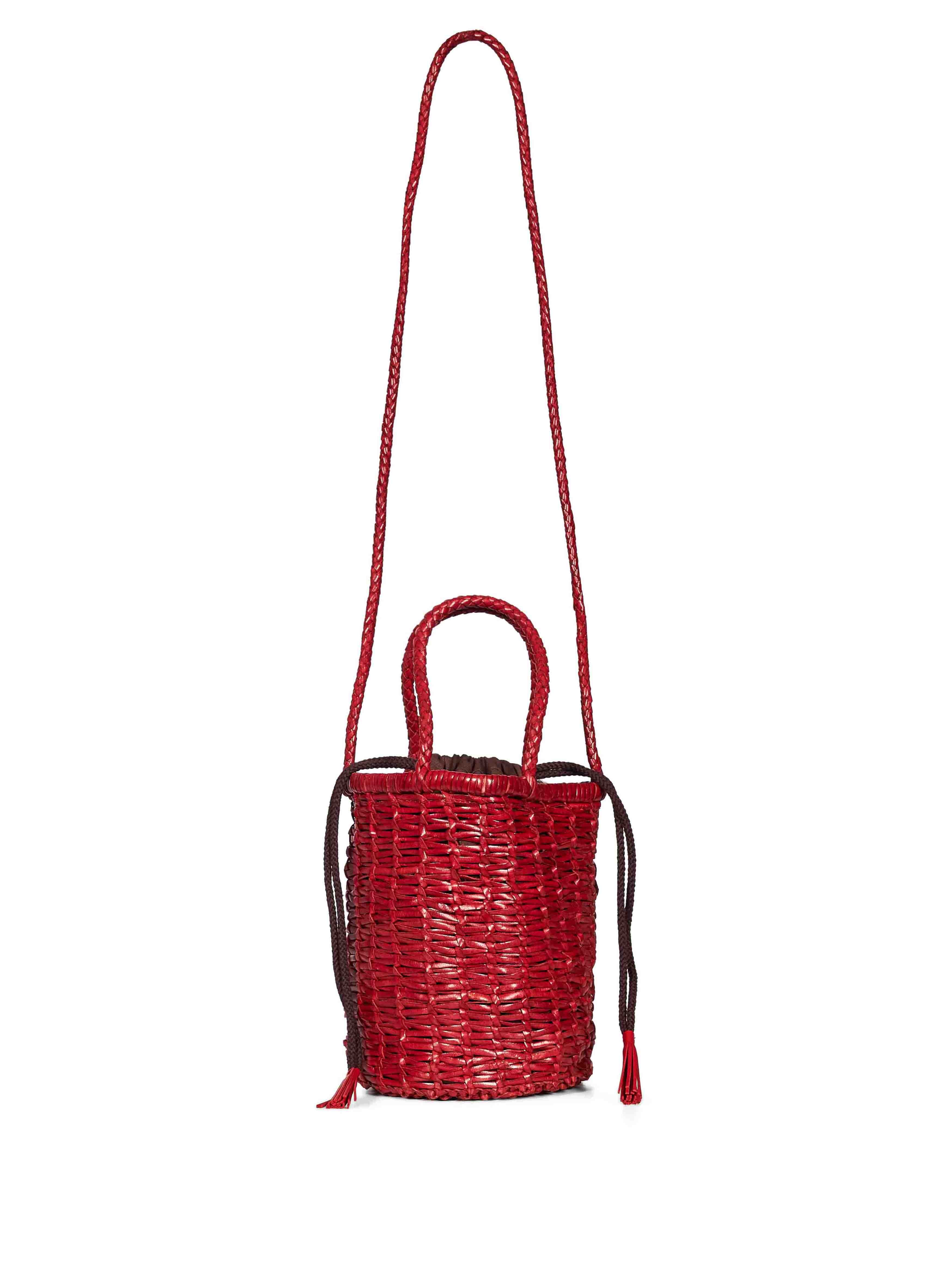 Borsa a mano Lina mini in rosso 