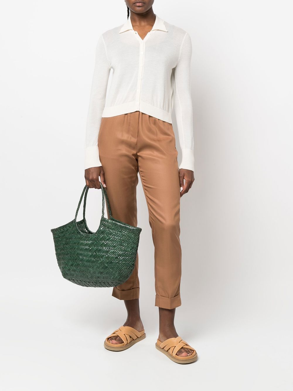 Borsa tote Nantucket in verde 
