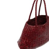 Borsa a spalla Santa Croce in bordeaux 