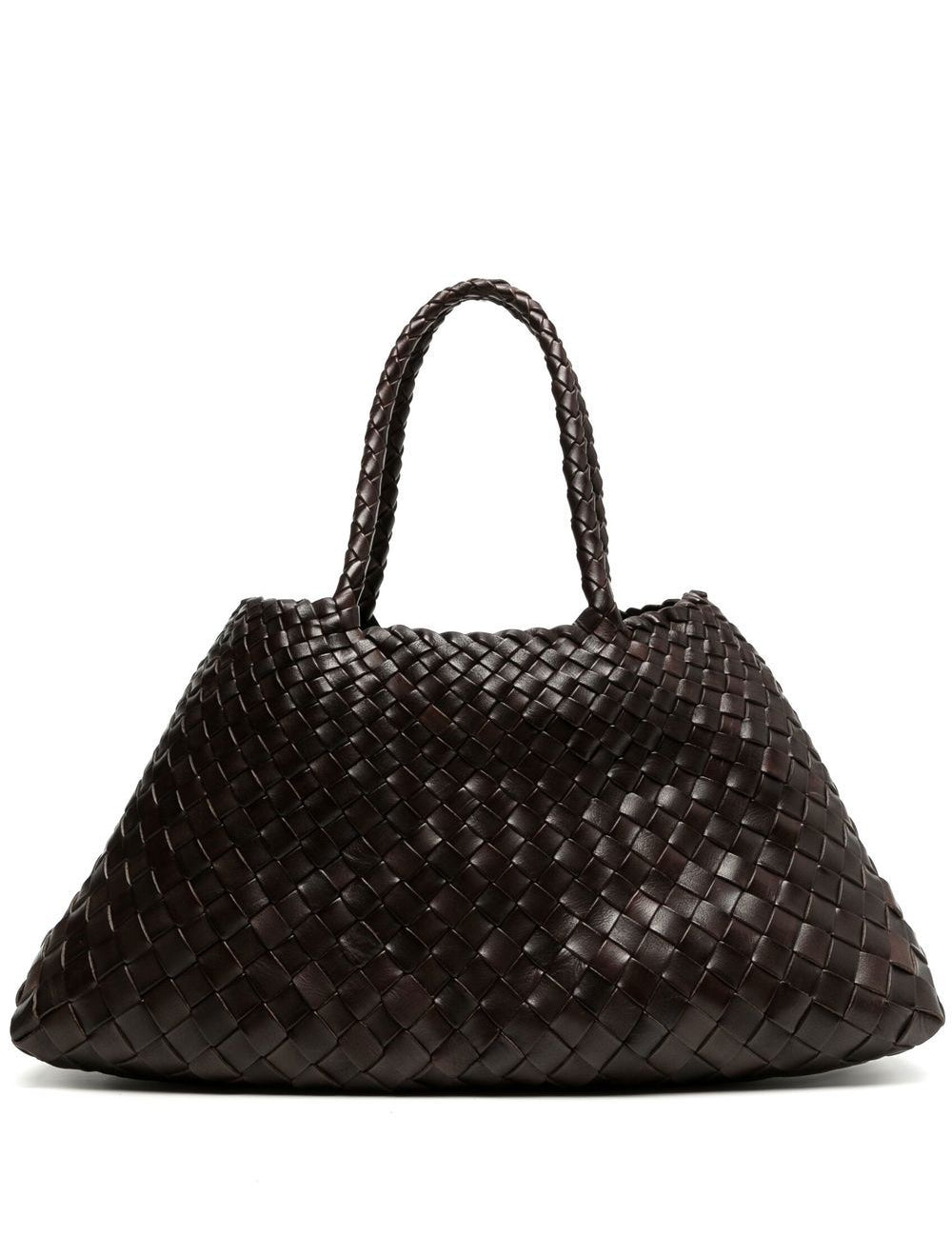 Borsa a spalla Santa Croce in marrone 