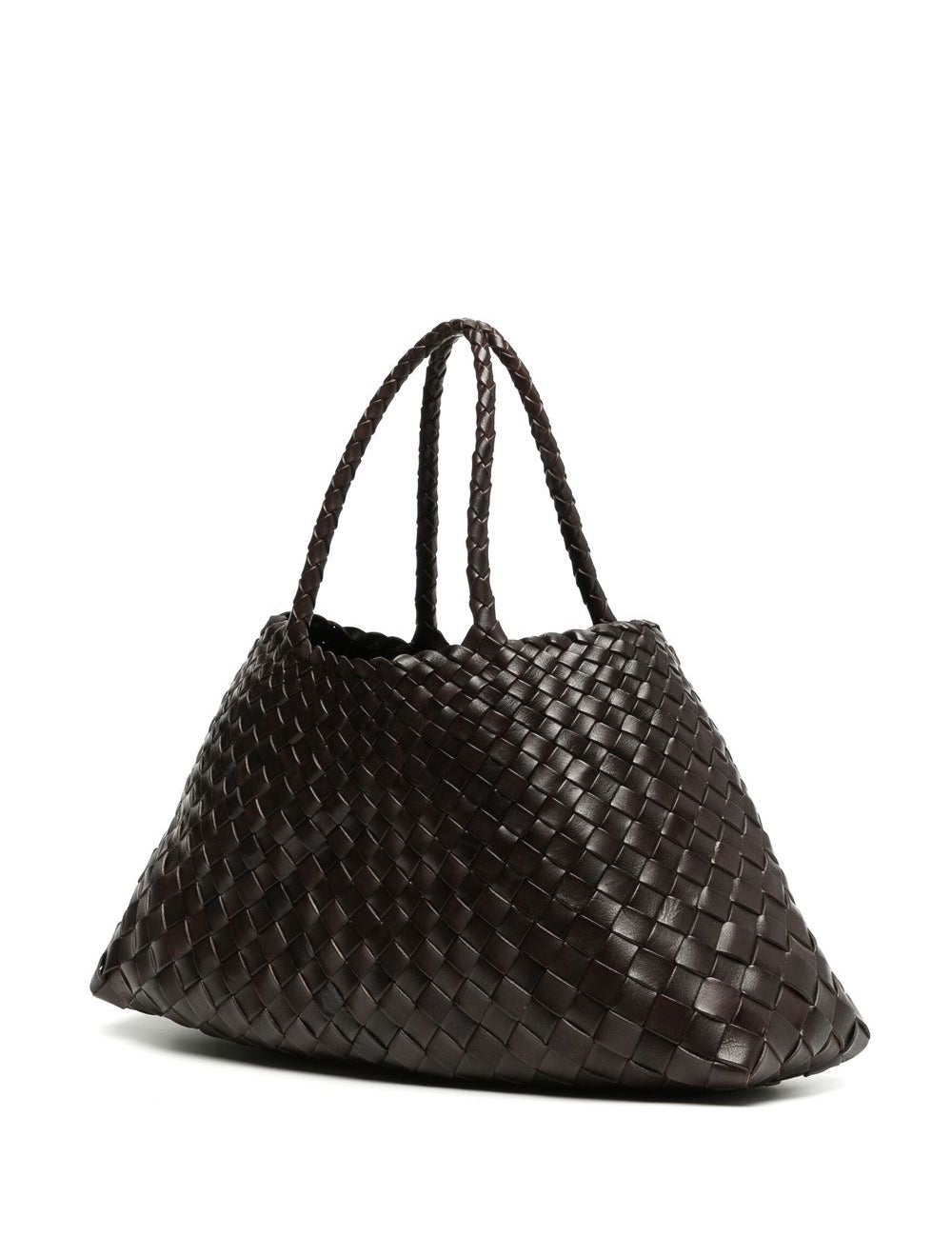 Borsa a spalla Santa Croce in marrone 