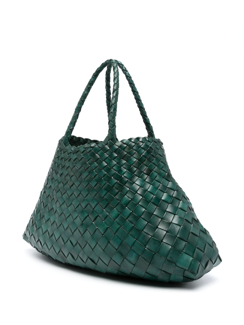 Borsa a mano Santa Croce small in verde 