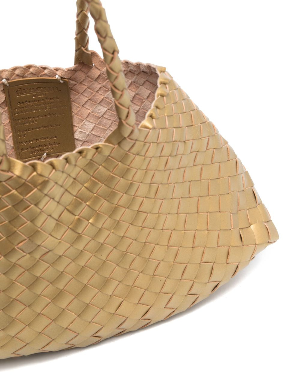 Borsa a mano Santa Croce small in oro 