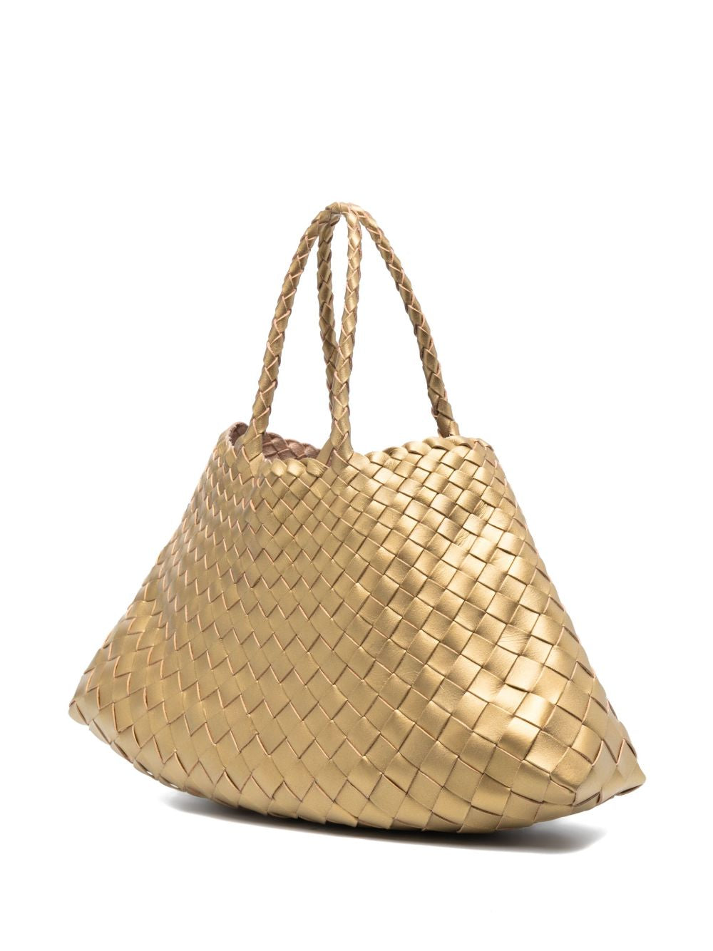 Borsa a mano Santa Croce small in oro 