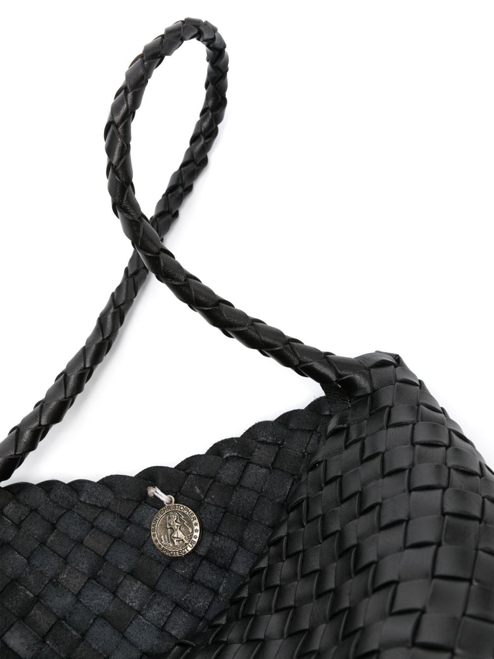 Borsa a spalla Rosanna Mini Santa Croce in nero 