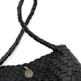 Borsa a spalla Rosanna Mini Santa Croce in nero 