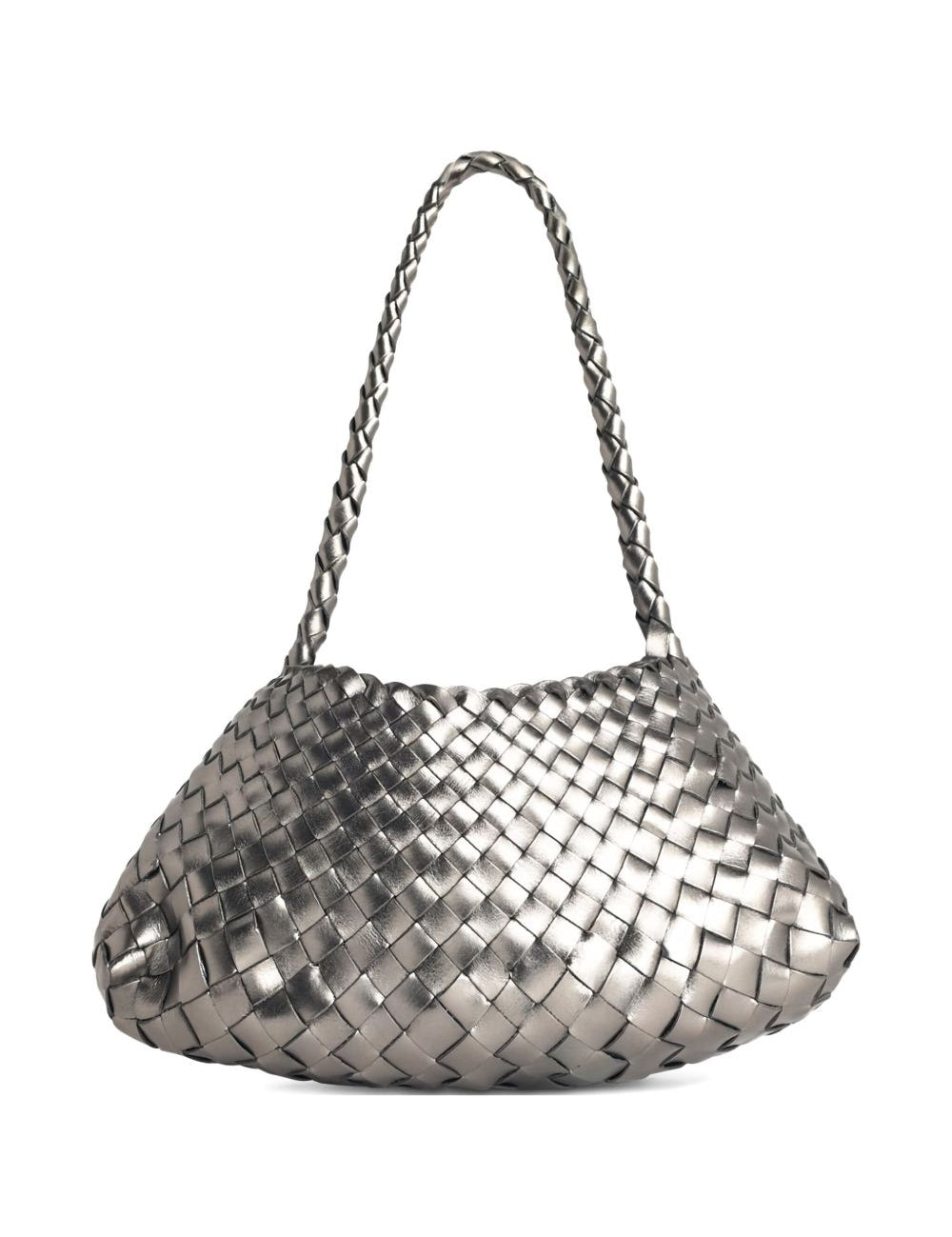 Borsa a spalla Rosanna Mini Santa Croce in argento 
