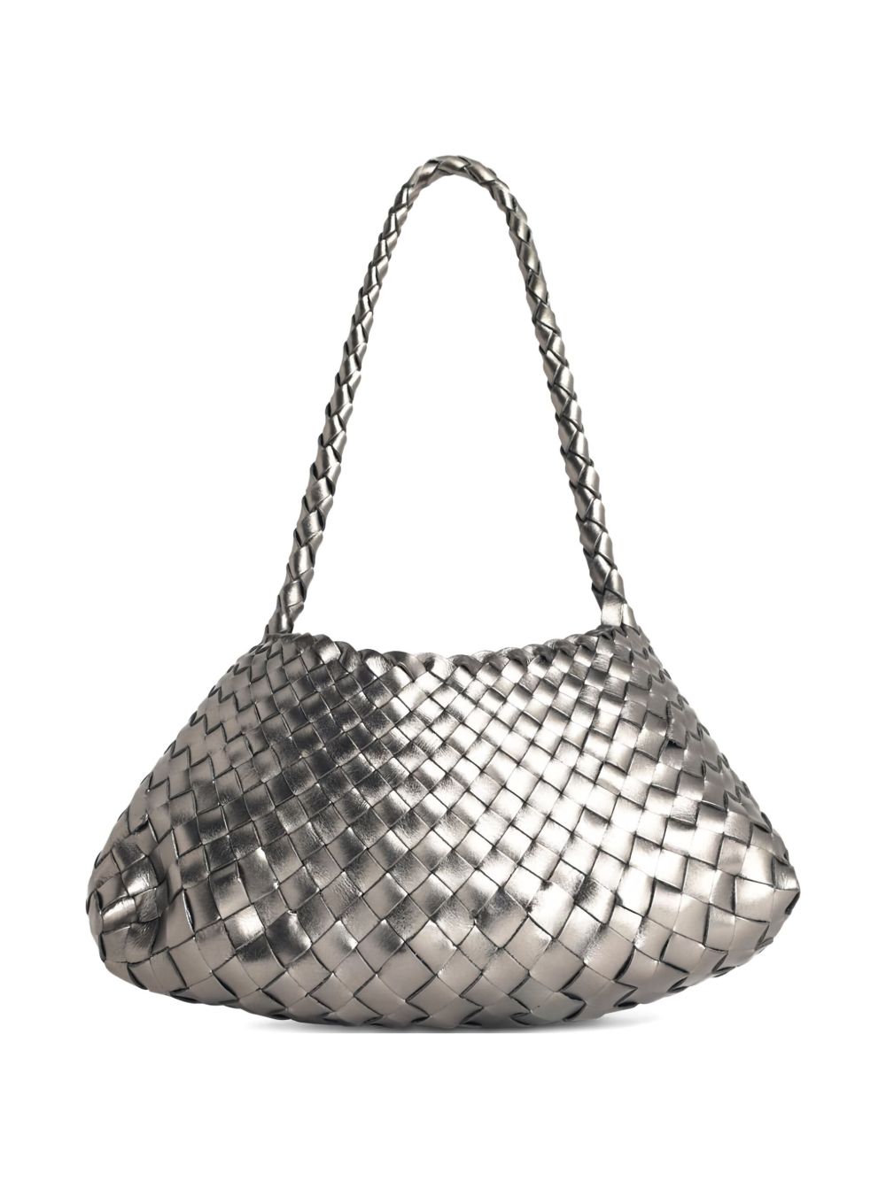 Borsa a spalla Rosanna Mini Santa Croce in argento 
