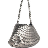 Borsa a spalla Rosanna Mini Santa Croce in argento 