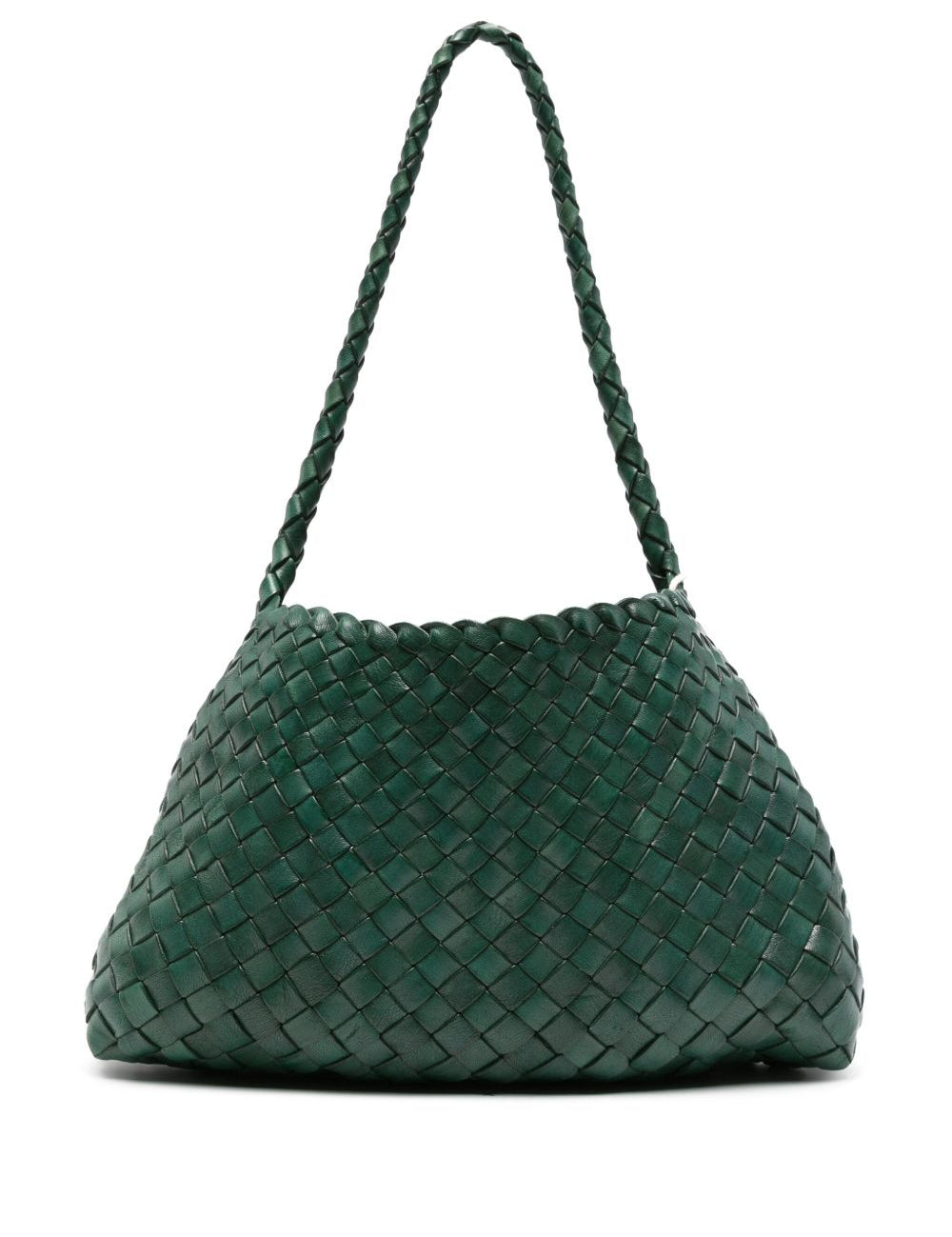Borsa a spalla Rosanna Mini Santa Croce in verde 