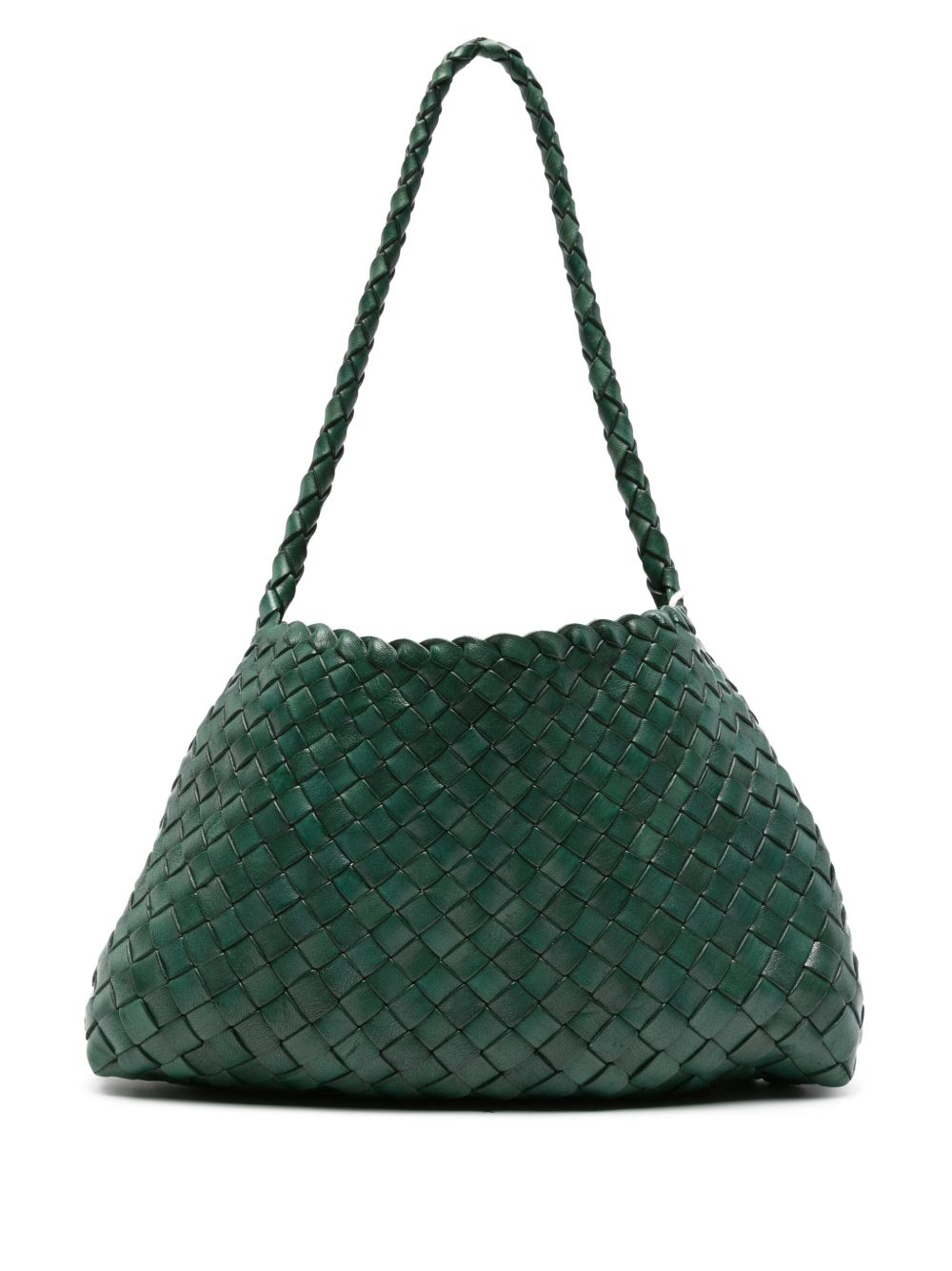 Borsa a spalla Rosanna Mini Santa Croce in verde 