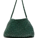 Borsa a spalla Rosanna Mini Santa Croce in verde 