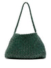 Borsa a spalla Rosanna Mini Santa Croce in verde