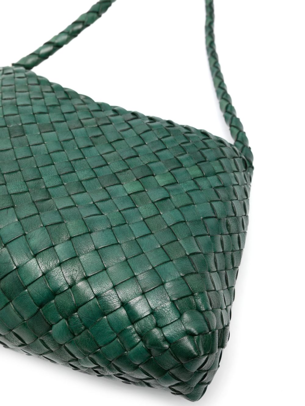 Borsa a spalla Rosanna Mini Santa Croce in verde 