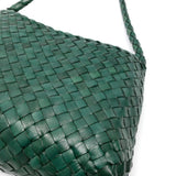 Borsa a spalla Rosanna Mini Santa Croce in verde 