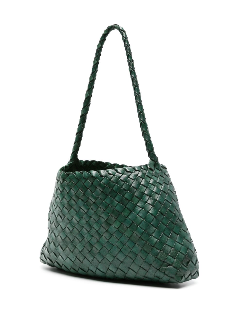 Borsa a spalla Rosanna Mini Santa Croce in verde 