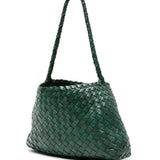 Borsa a spalla Rosanna Mini Santa Croce in verde 