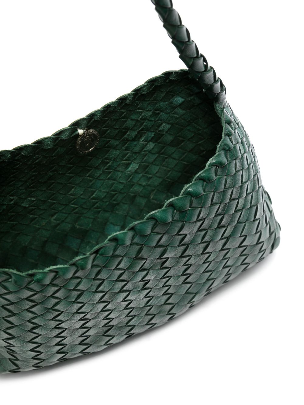 Borsa a spalla Rosanna Mini Santa Croce in verde 