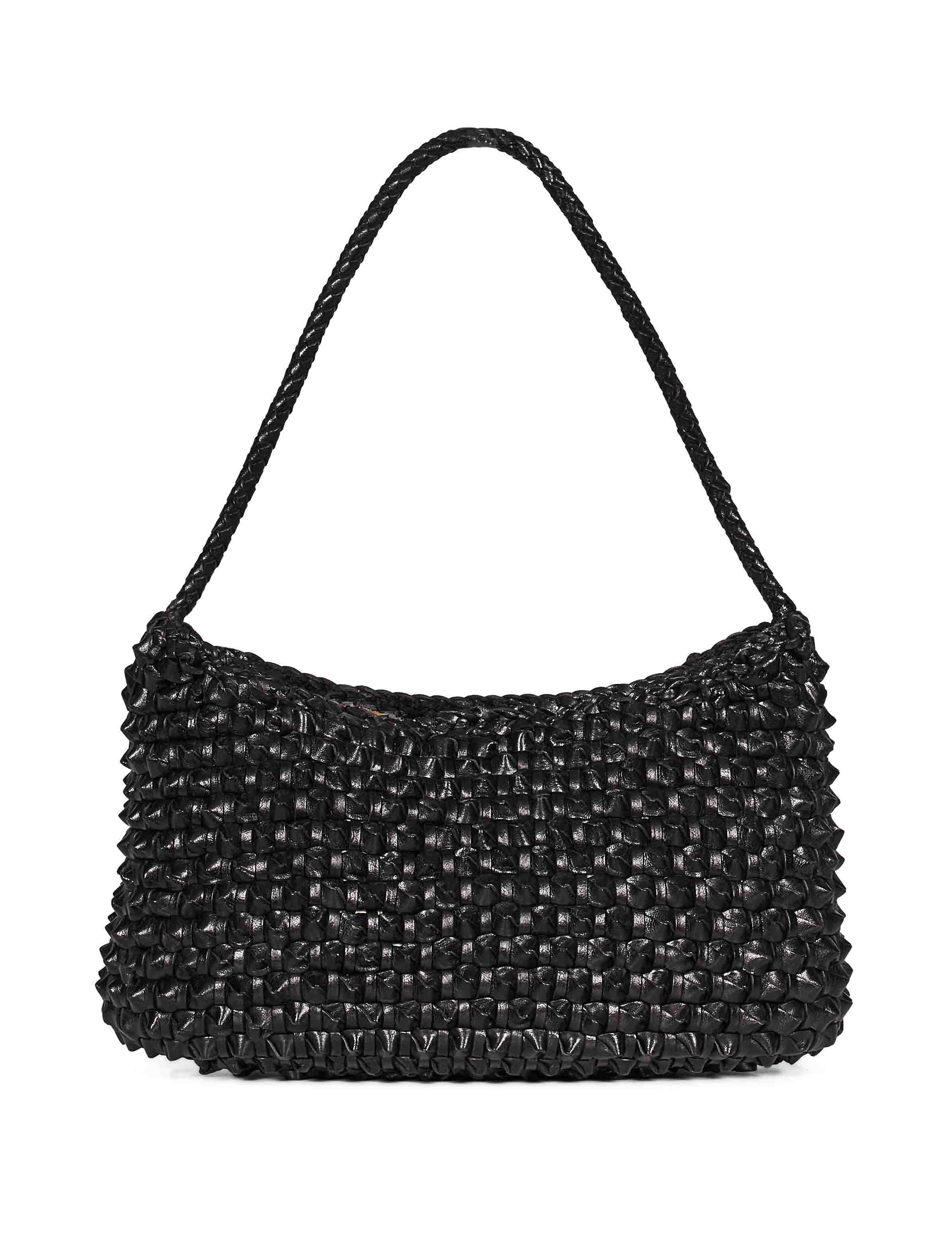 Borsa a spalla Basil Cactus in nero 