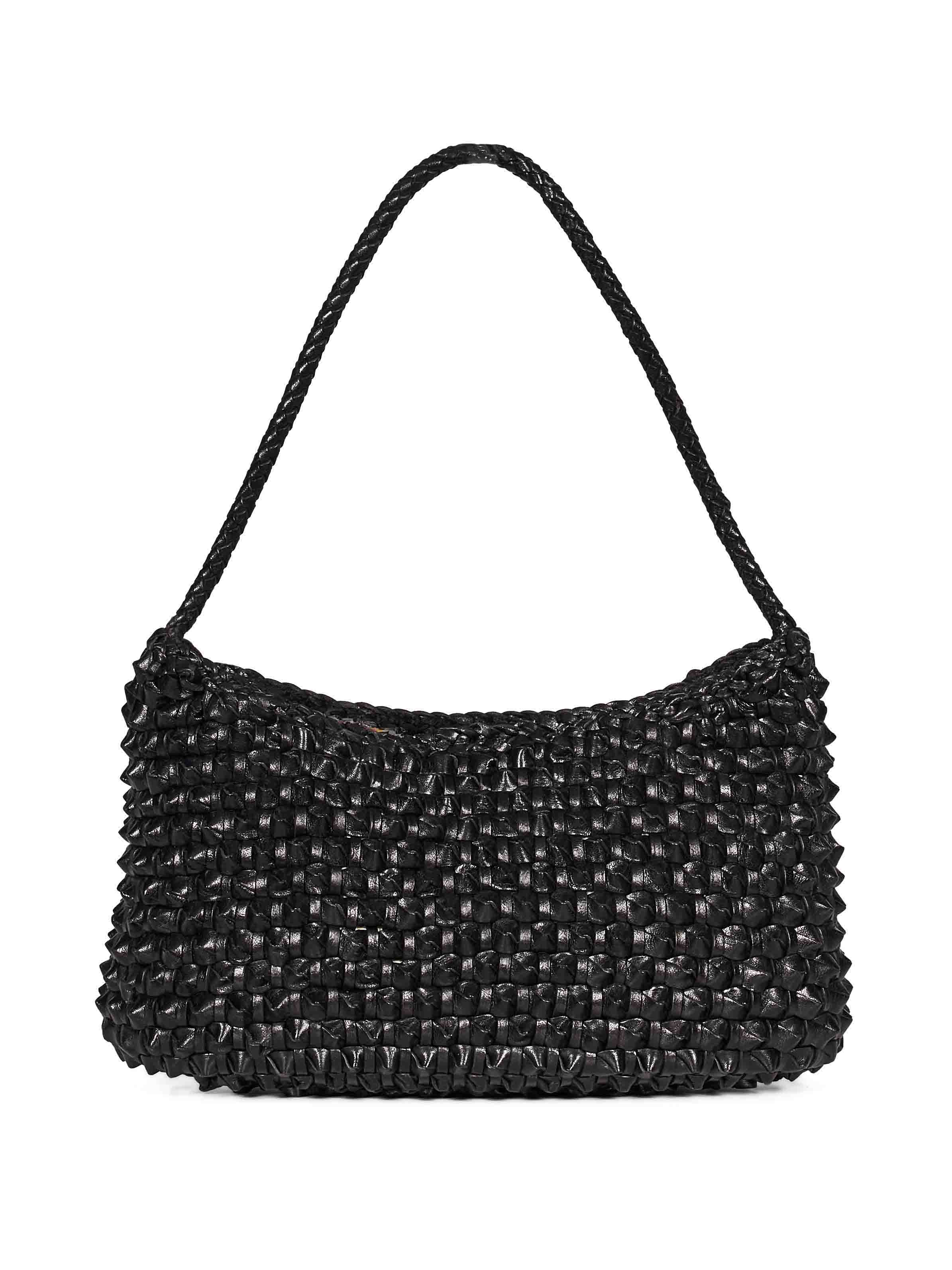 Borsa a spalla Basil Cactus in nero 