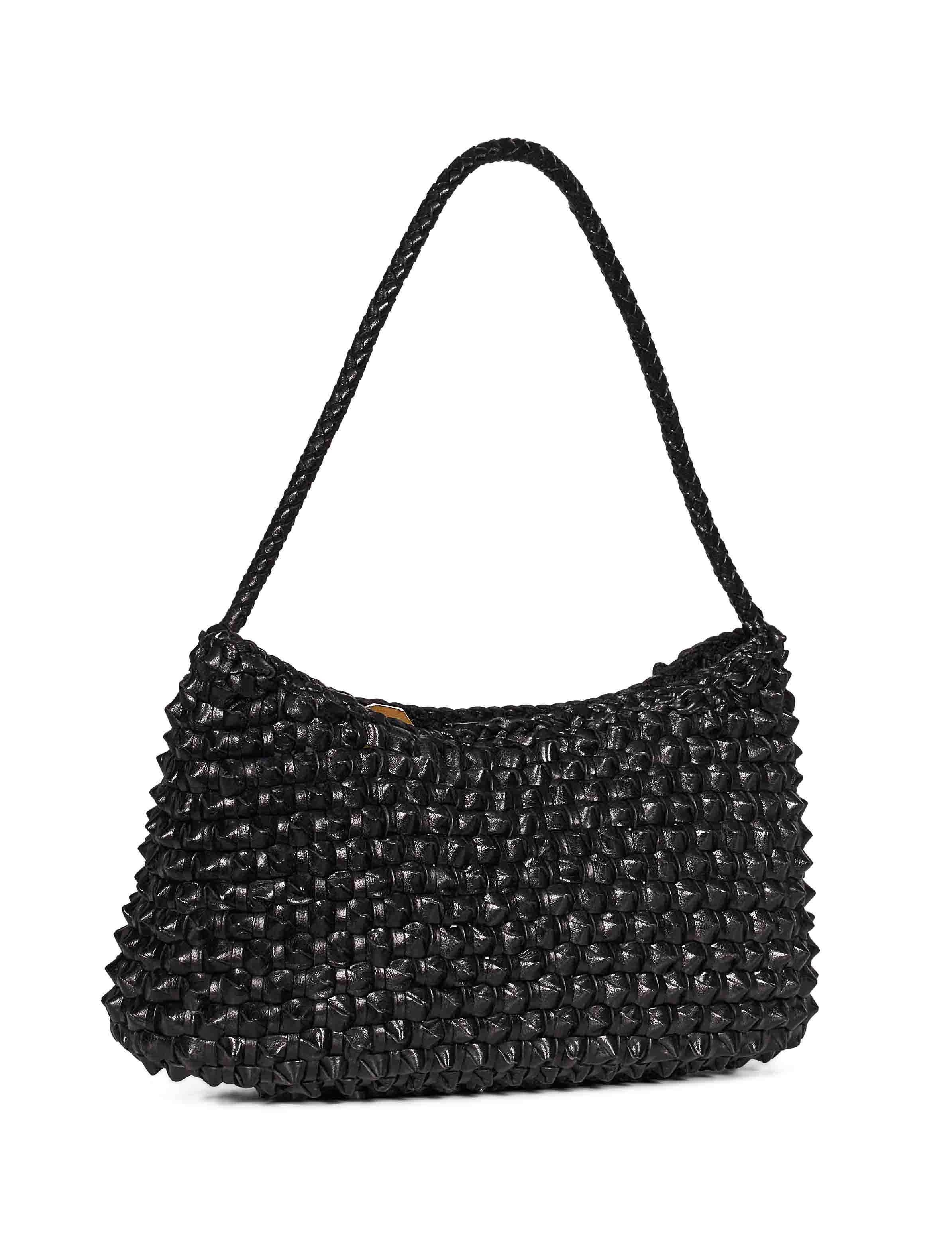 Borsa a spalla Basil Cactus in nero 