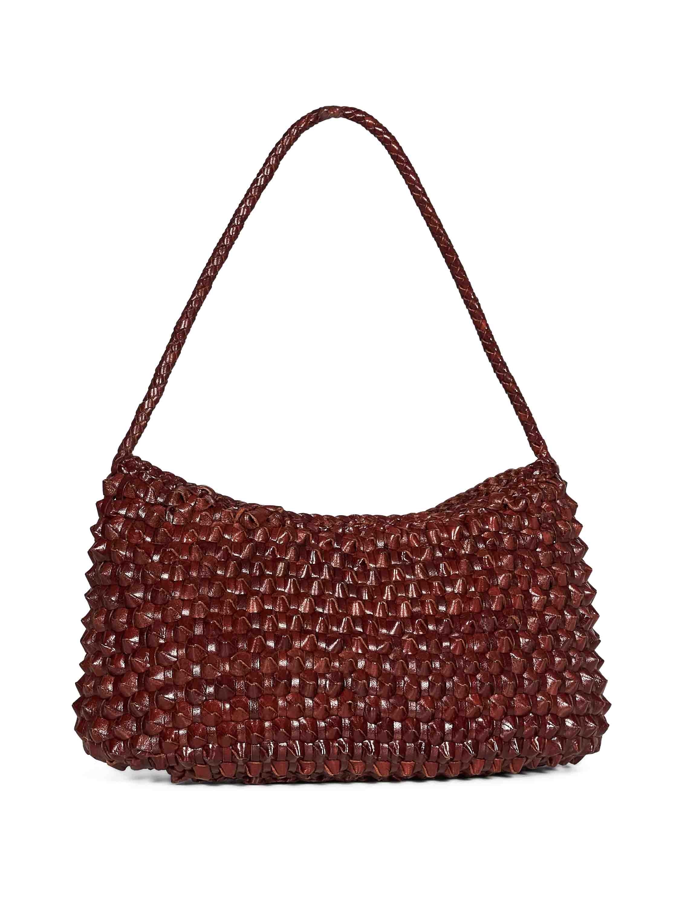 Borsa a spalla Basil Cactus in marrone bruciato 