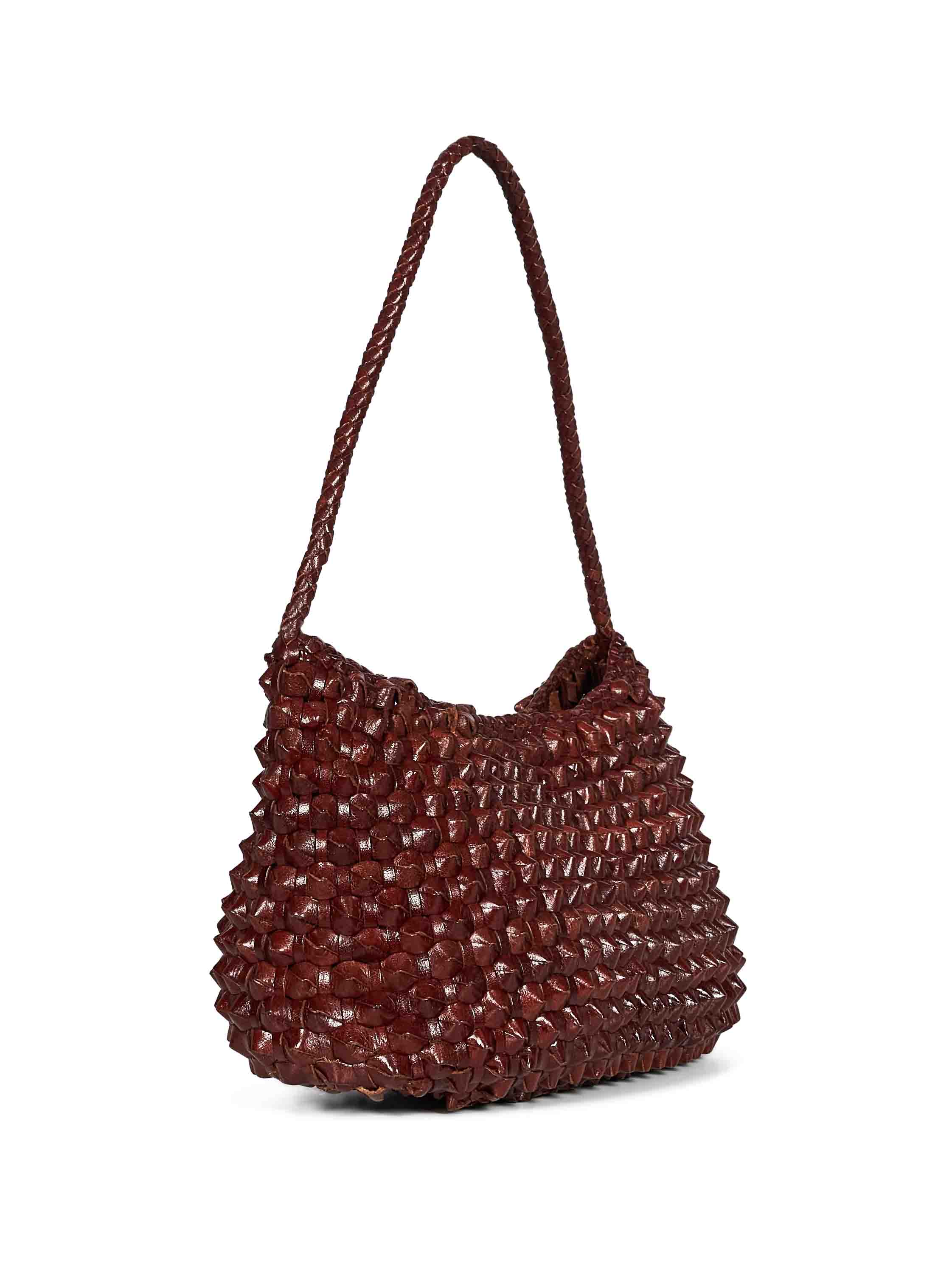 Borsa a spalla Basil Cactus in marrone bruciato 