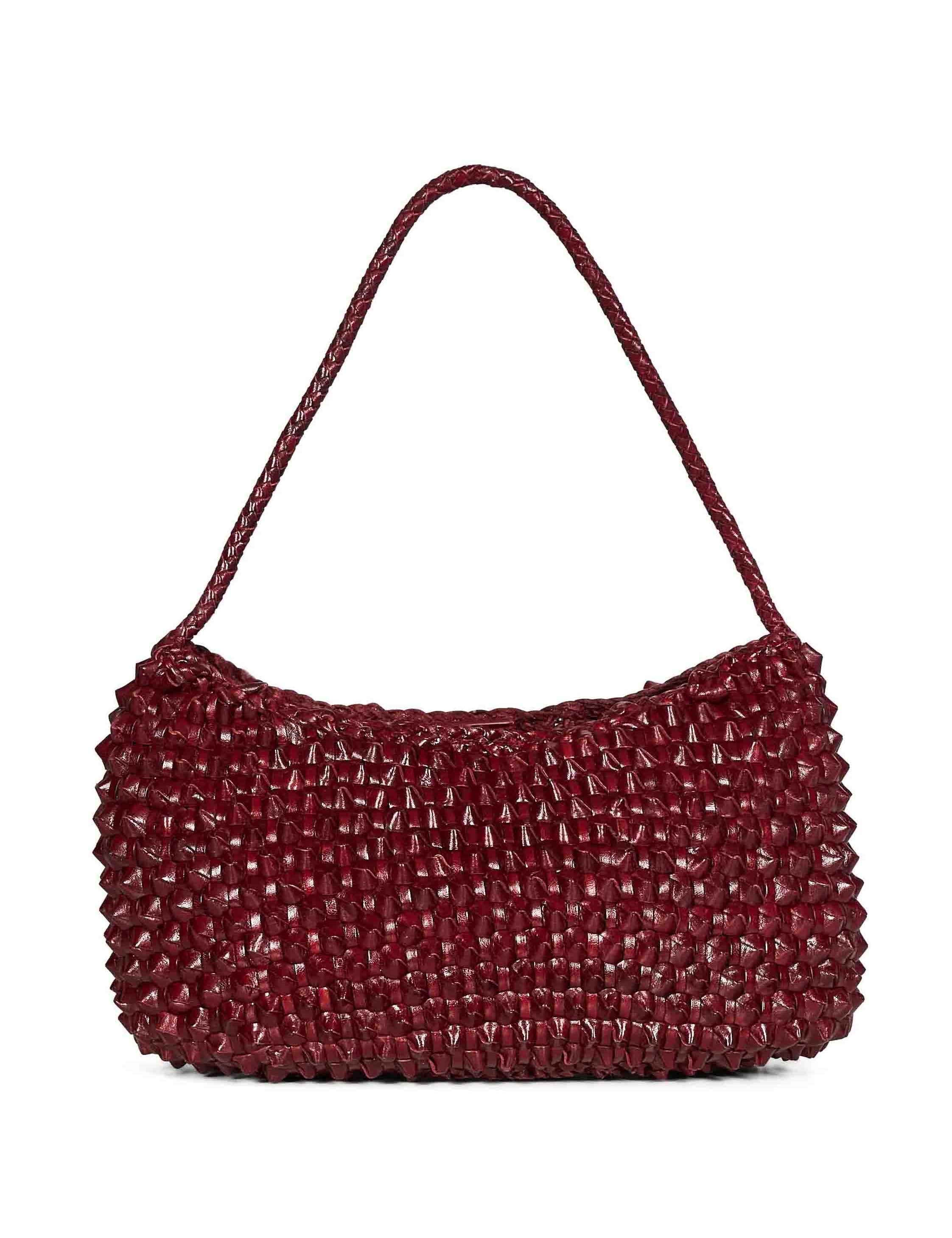 Borsa a spalla Basil Cactus in bordeaux 