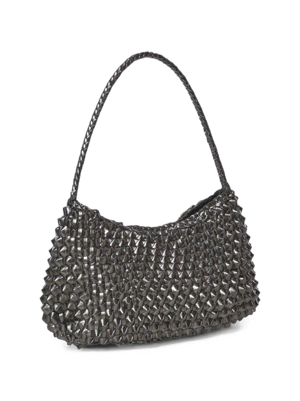 Borsa a spalla Basil Cactus in argento 