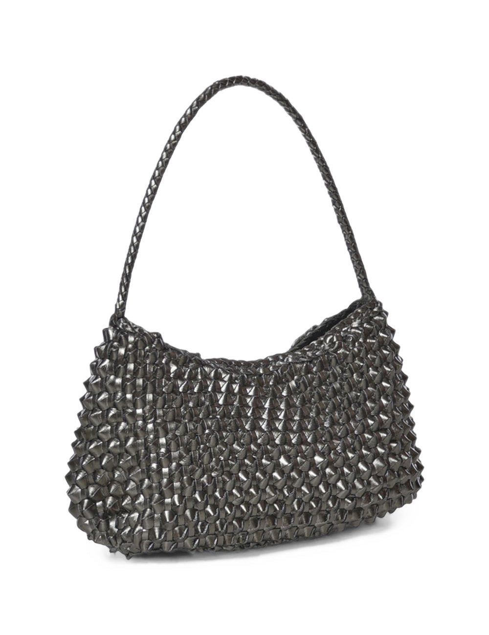 Borsa a spalla Basil Cactus in argento 