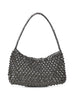 Basil Cactus shoulder bag in silver