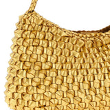 Borsa a spalla Basil Cactus in oro 