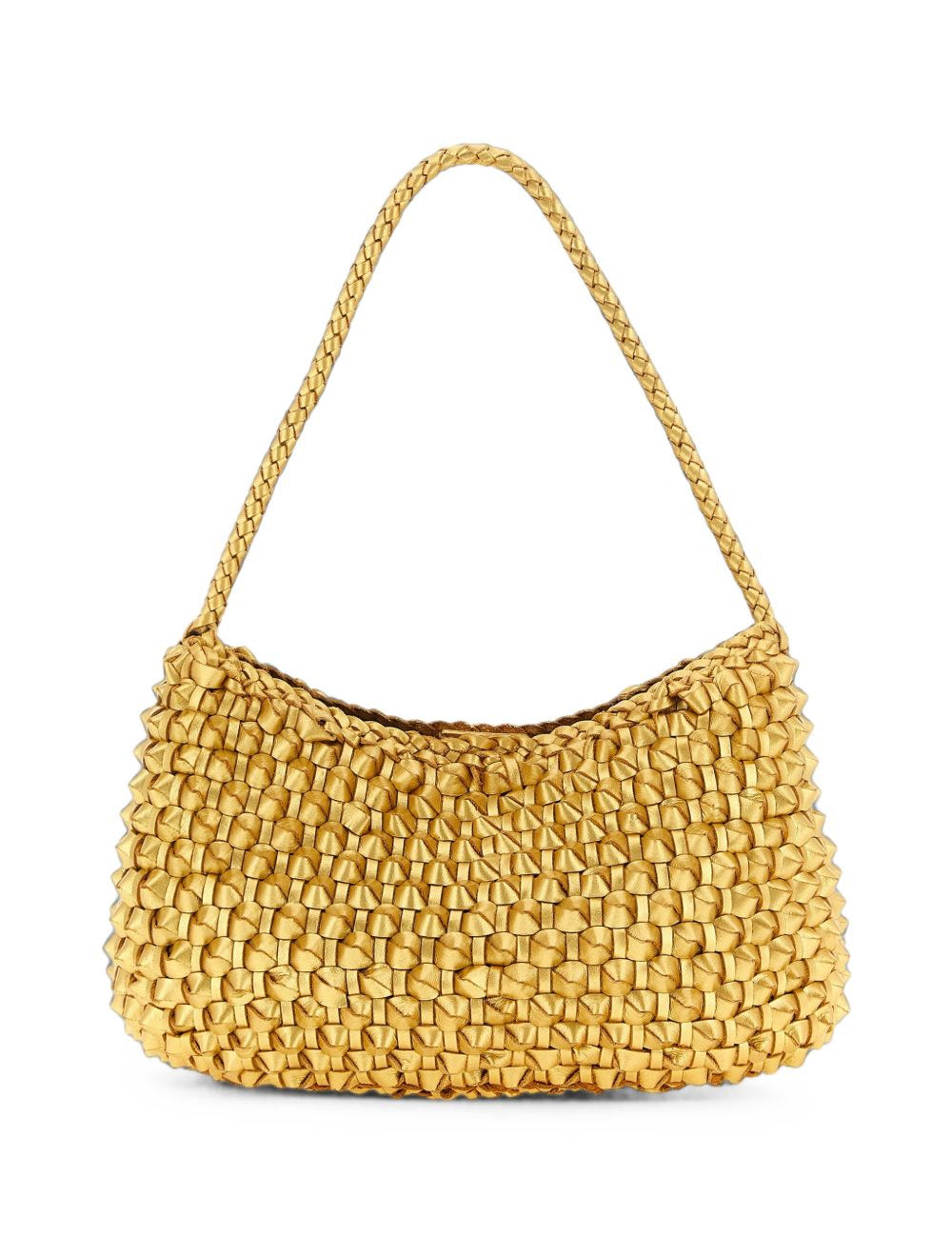 Borsa a spalla Basil Cactus in oro 