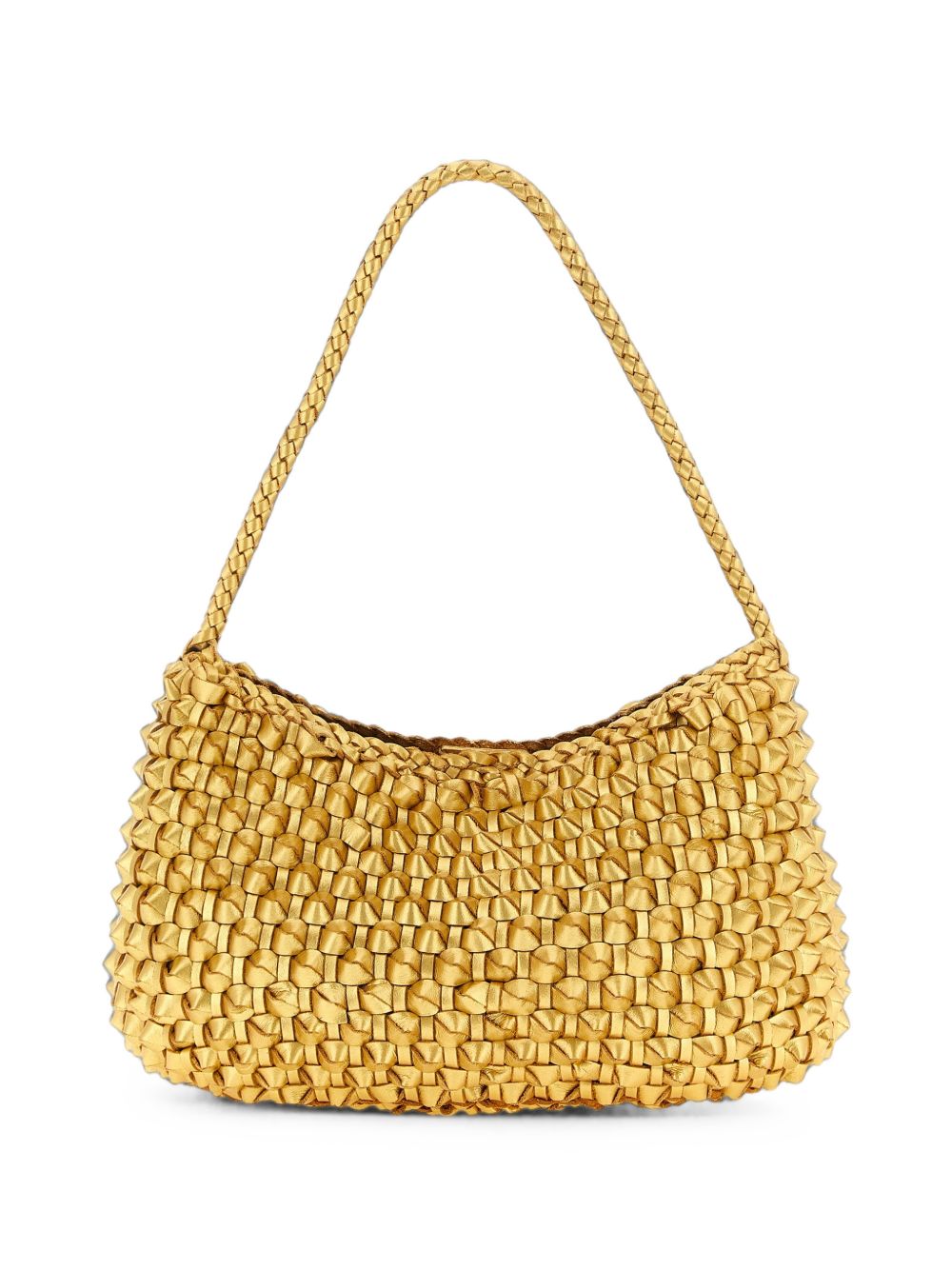 Borsa a spalla Basil Cactus in oro 