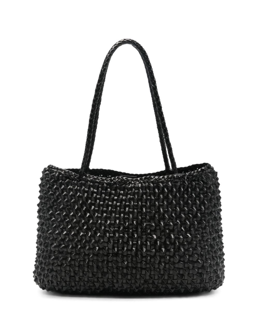 Borsa a spalla Santa Croce Cactus in nero 