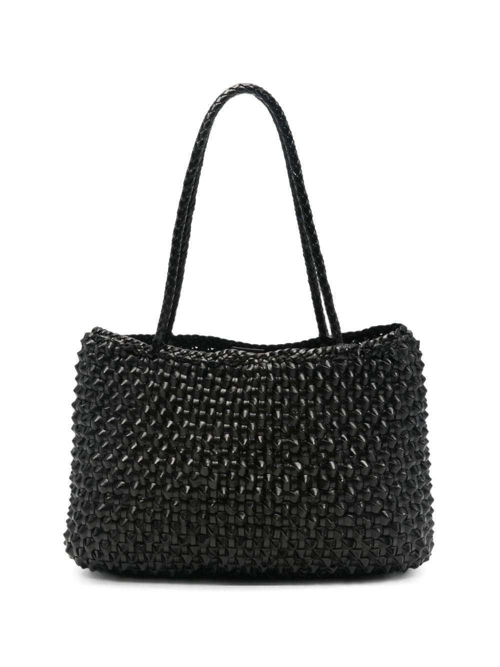 Borsa a spalla Santa Croce Cactus in nero 