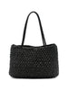 Borsa a spalla Santa Croce Cactus in nero