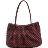 Borsa a spalla Santa Croce Cactus in bordeaux 