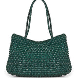 Borsa a spalla Santa Croce Cactus in verde 