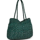 Borsa a spalla Santa Croce Cactus in verde 