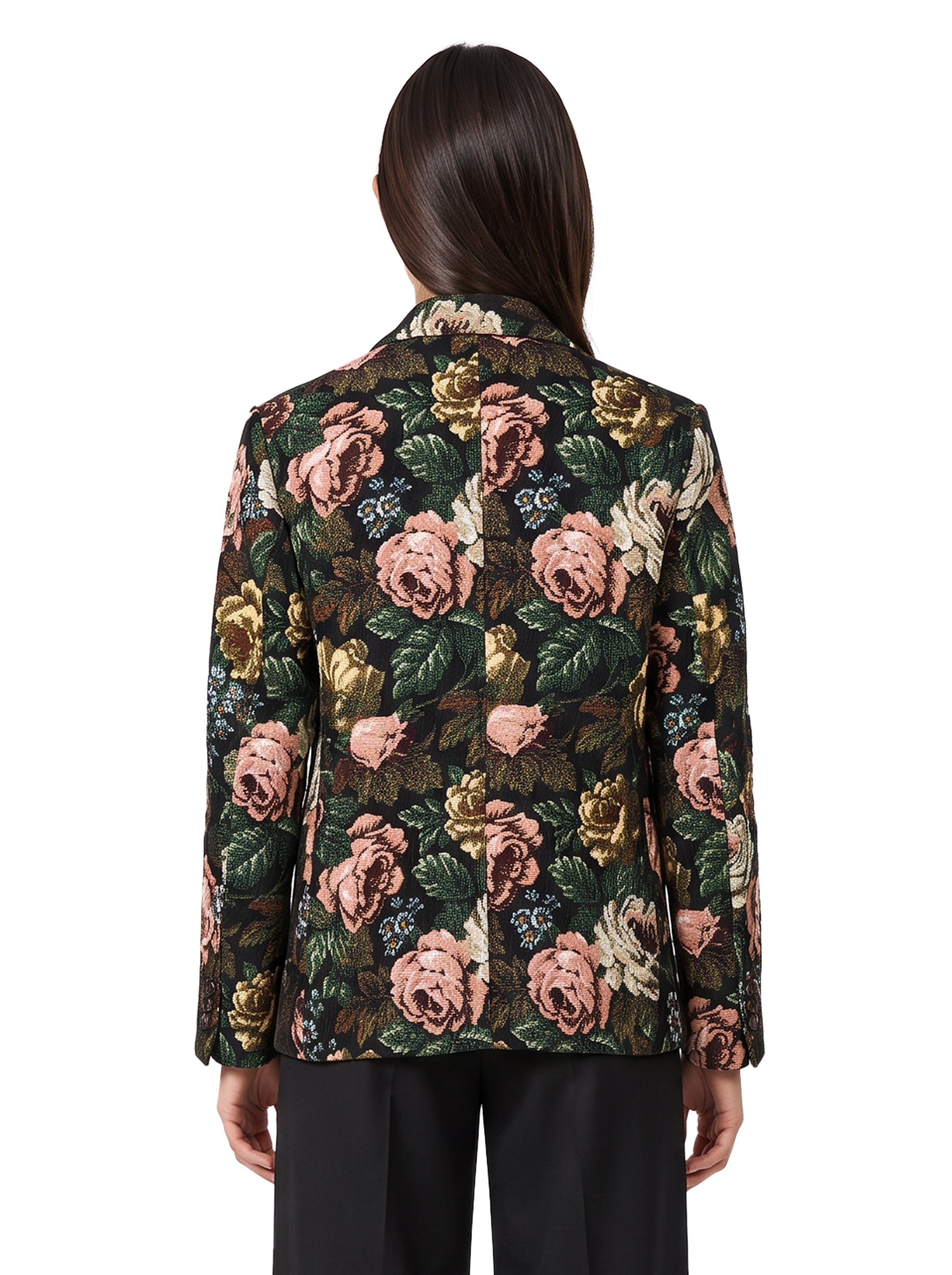 Giacca Brea in jacquard multicolor 
