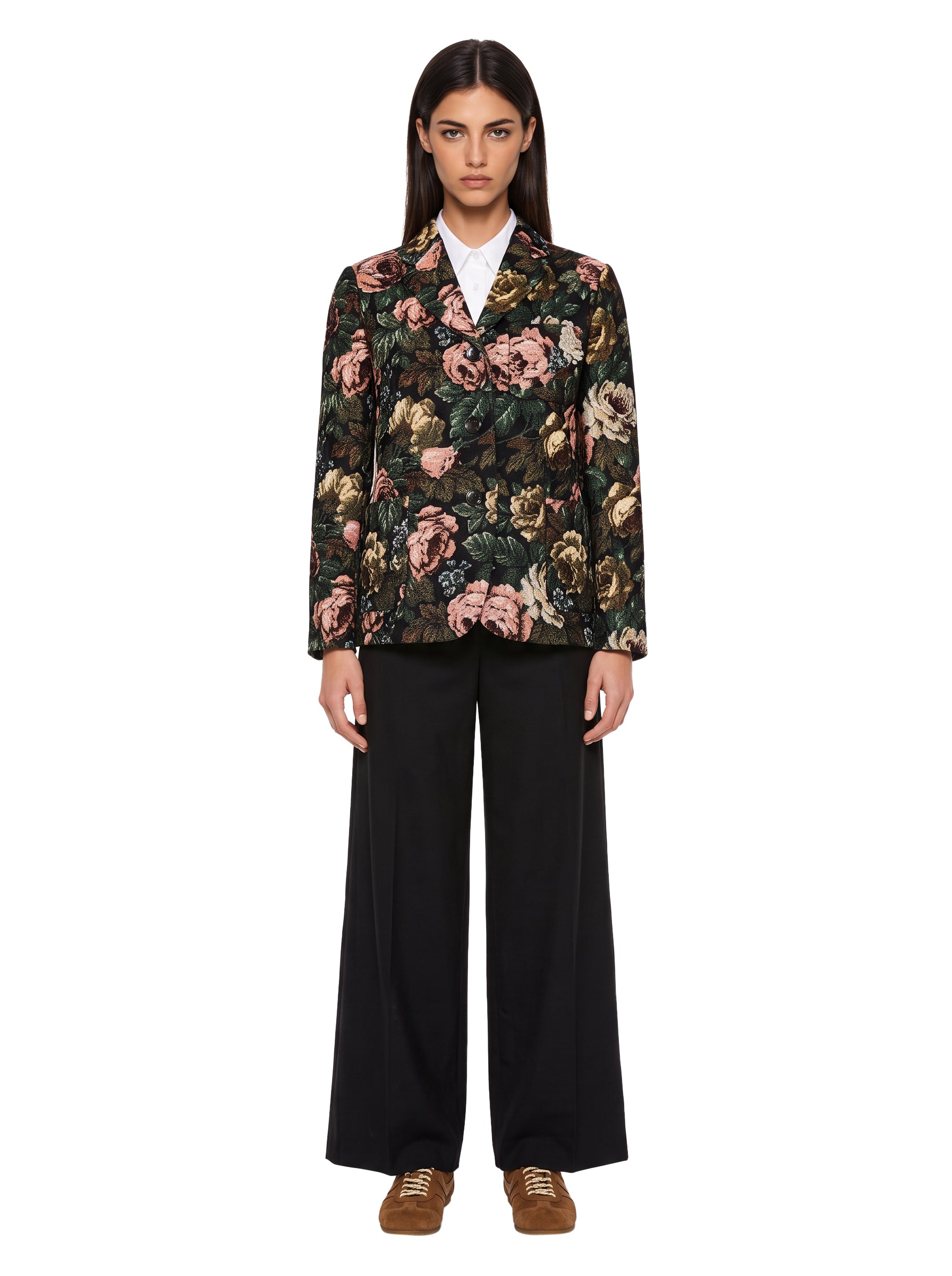 Giacca Brea in jacquard multicolor 