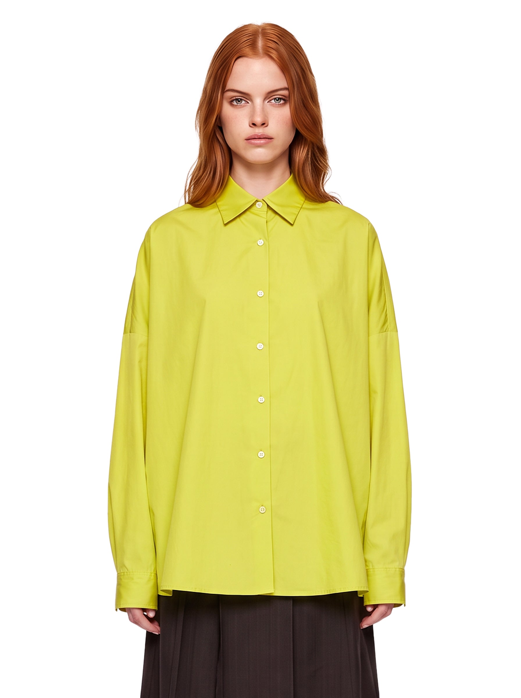 Camicia oversize Casia in giallo 