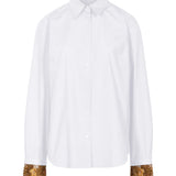 Camicia con ricami Chloris in bianco 